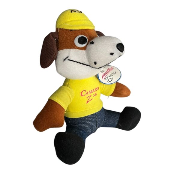 Vintage Chevy Camaro Z28 Dog Plush – “The Heartbeat of America” Tag – 1992 - Picture 3 of 10